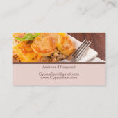 手作りギリシャ料理レストラン配信 名刺 (裏面)
