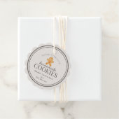 手作りクッキージンジャーブレッドマンホリデイ フェイバータグ (インサイチュ)