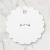 手作りクッキージンジャーブレッドマンホリデイ フェイバータグ (裏面)