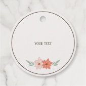 手作りクッキーフローラクリームホリデイ フェイバータグ (裏面)