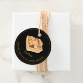 手作りクッキーメッセージカード |黒 フェイバータグ (インサイチュ)