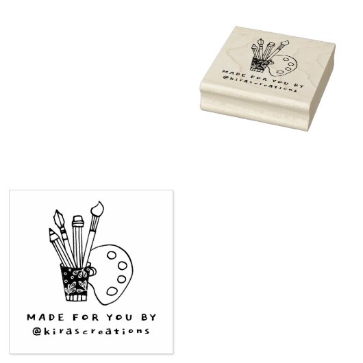 手作りクラフトまたは製品ロゴの作成者 ラバースタンプ (押印)