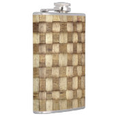 手作りクラフトバスケット継ぎ目のないテクスチャ フラスク (右)