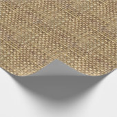 手作りクラフトバスケット継ぎ目のないテクスチャ ラッピングペーパー (角)