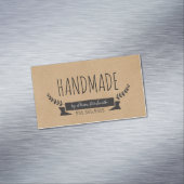 手作りクラフ素朴ト マグネット名刺 (インサイチュ)