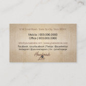 手作りクラフ素朴ト 名刺 (裏面)