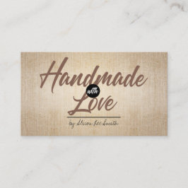 手作りクラフ素朴ト 名刺