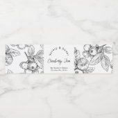 手作りクランベリージャムラップのまわりにラベル ペットボトルラベル (シングルラベル)