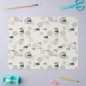 手作りクリスマスシンボルパターン 薄葉紙 (クラフト)