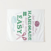 手作りクロシェ愛好家ギフト | Perfect Gift タペストリー (正面(横))