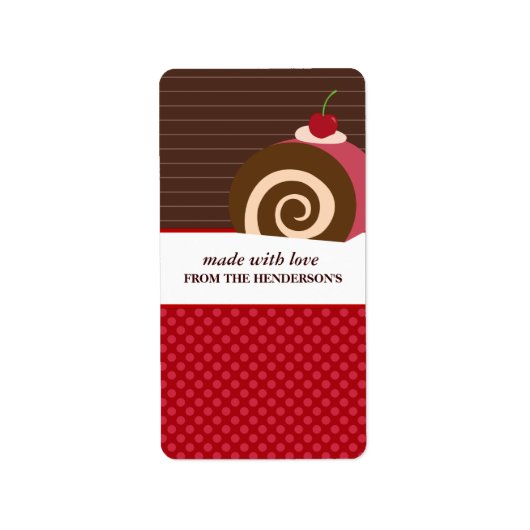 手作りグディズギフトラベルシール ラベル (正面)