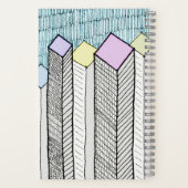 手作りグラフィックス付きノートブック ノートブック (裏面)