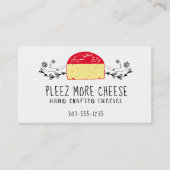 手作りグルメチーズケータリング名刺 名刺 (正面)