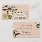 手作りグルメヤギチーズ名刺 名刺 (正面/裏面)