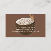 手作りコキト手描きロゴ名刺 名刺 (裏面)