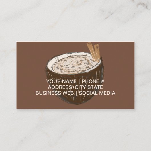 手作りコキト手描きロゴ名刺 名刺 (裏面)