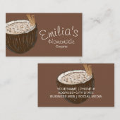 手作りコキト手描きロゴ名刺 名刺 (正面/裏面)