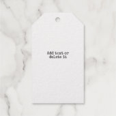 手作りサイト |ビジネスロゴのカスタム ギフトタグ (裏面)