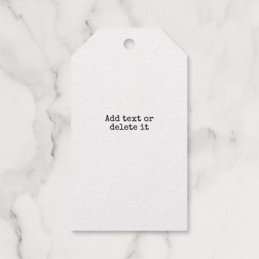 手作りサイト |ビジネスロゴのカスタム ギフトタグ (裏面)