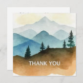 手作りサンキューカード葬式の悲しみ表現 サンキューカード (正面/裏面)