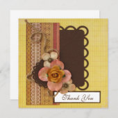 手作りサンキューカード (正面/裏面)