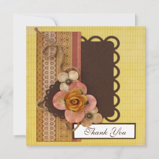 手作りサンキューカード (正面)