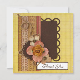 手作りサンキューカード