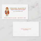 手作りサンタメーカービジネスカード 名刺 (正面/裏面)