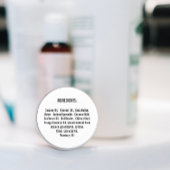 手作りシンプルスキンケア化粧品 ラウンドシール