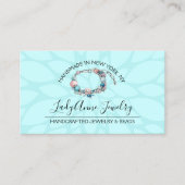 手作りジュエリーとビードデザイナー 名刺 (正面)