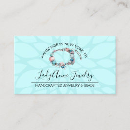 手作りジュエリーとビードデザイナー 名刺