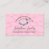 手作りジュエリーとビードデザイナー 名刺 (正面)