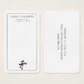 手作りジュエリーデザイナードロップイヤリング (正面&裏面)