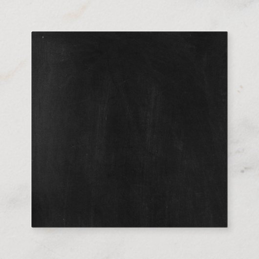 手作りジュエリーホルダー表示カード スクエア名刺 (裏面)