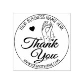 手作りジュエリー事業ありがとう ラバースタンプ (インプリント)