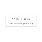 手作りジュエリー会社ブランドスタンプ ラバースタンプ (インプリント)