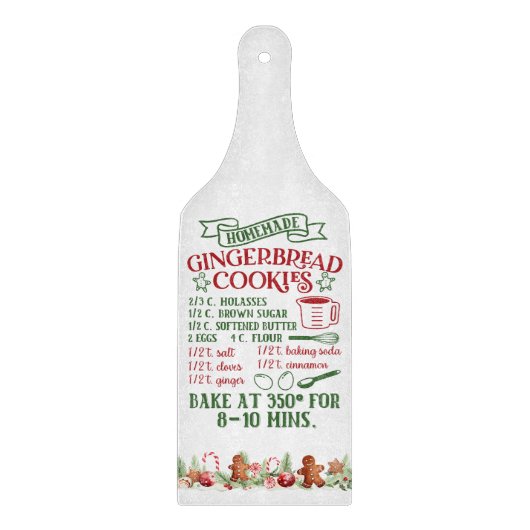 手作りジンジャーブレッドCookie カッティングボード (正面)