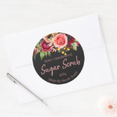 手作りスクラブ用のカスタマイズ可能なラベル ラウンドシール (封筒)