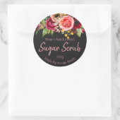 手作りスクラブ用のカスタマイズ可能なラベル ラウンドシール (バッグ)