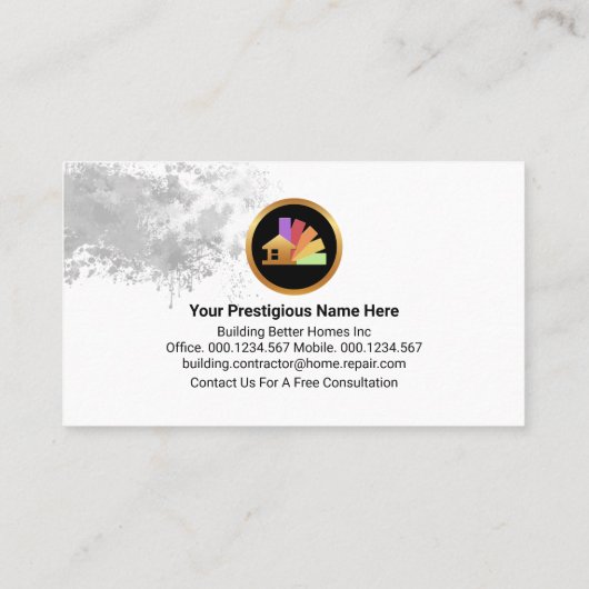 手作りスタイリッシュツールのバナー 名刺 (裏面)