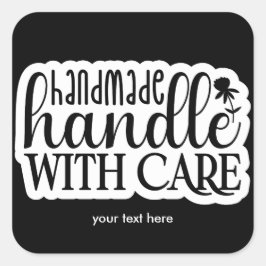 手作りステッカー スクエアシール