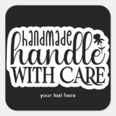 手作りステッカー スクエアシール (正面)