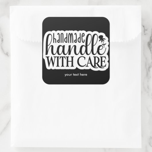 手作りステッカー スクエアシール (バッグ)