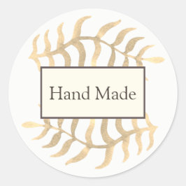 手作りステッカー ラウンドシール