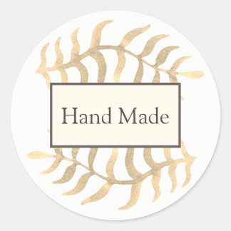手作りステッカー ラウンドシール