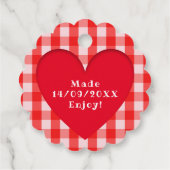 手作りストロベリージャム フェイバータグ (裏面)