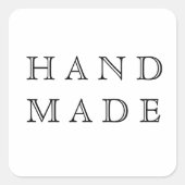 手作りスモダンクリプト製品シール スクエアシール (正面)