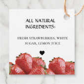 手作りゼリーいちごジャムラベルとロープ フェイバータグ (裏面)