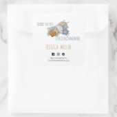 手作りソーシャルメディアを選んでくれてありがとう スクエアシール (バッグ)