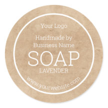 手作りソープ素朴クラフト紙